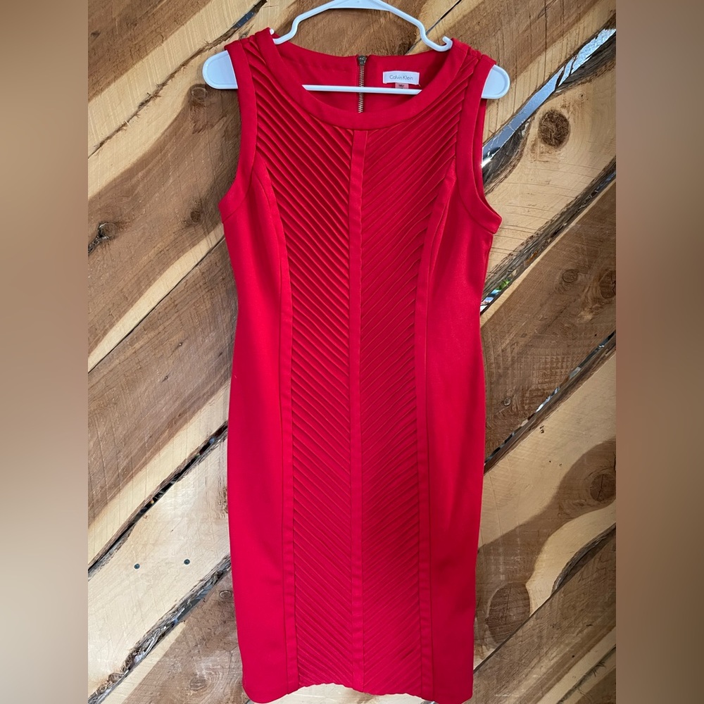 Calvin Klein Red Dress